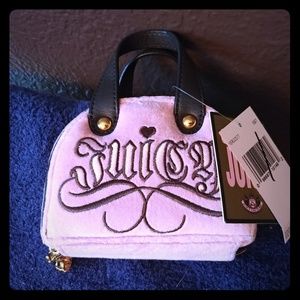 Juicy Couture pink bowler bag jewelry case